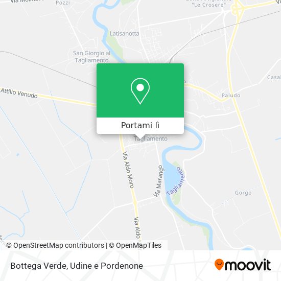 Mappa Bottega Verde