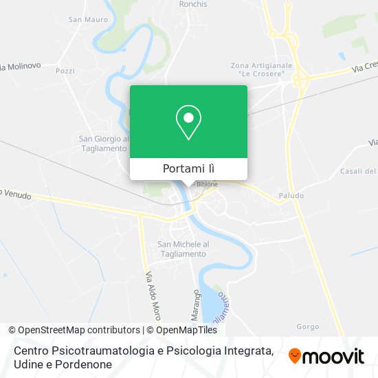 Mappa Centro Psicotraumatologia e Psicologia Integrata
