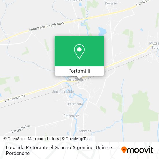 Mappa Locanda Ristorante el Gaucho Argentino