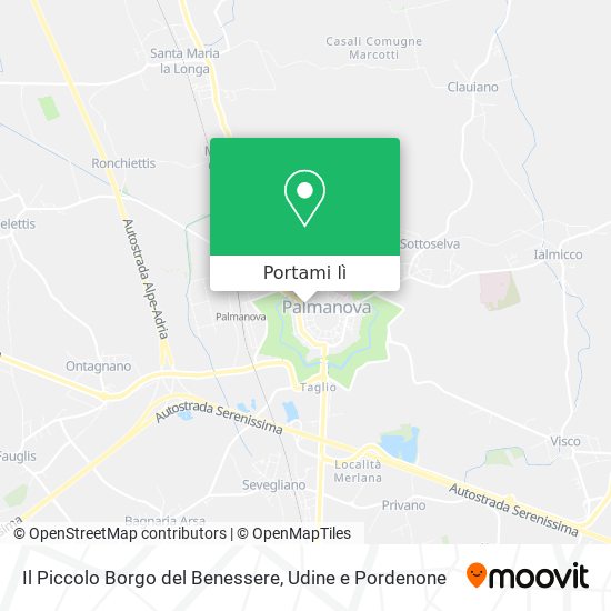 Mappa Il Piccolo Borgo del Benessere