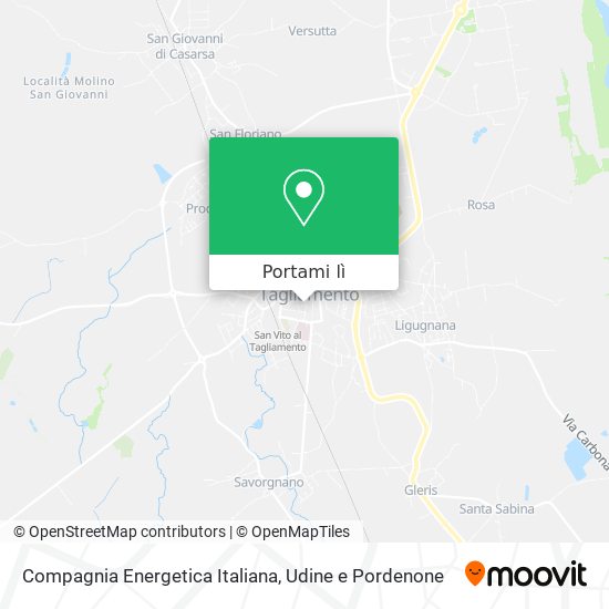 Mappa Compagnia Energetica Italiana