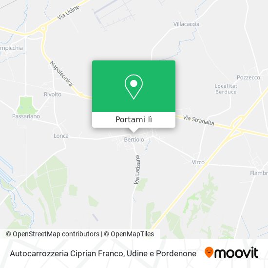 Mappa Autocarrozzeria Ciprian Franco