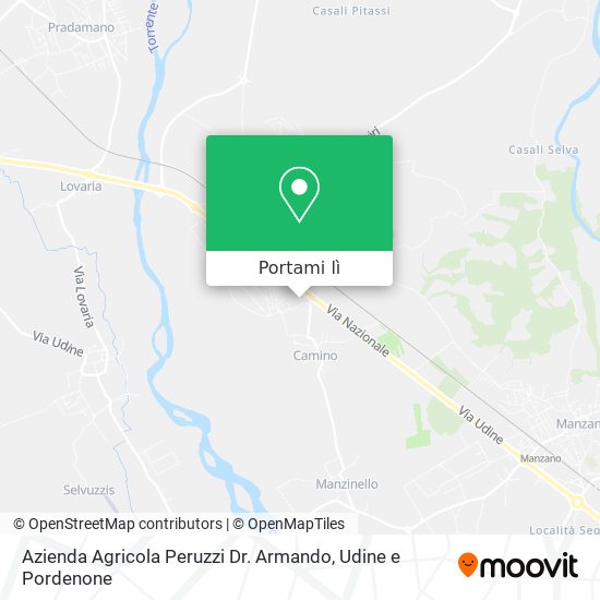Mappa Azienda Agricola Peruzzi Dr. Armando
