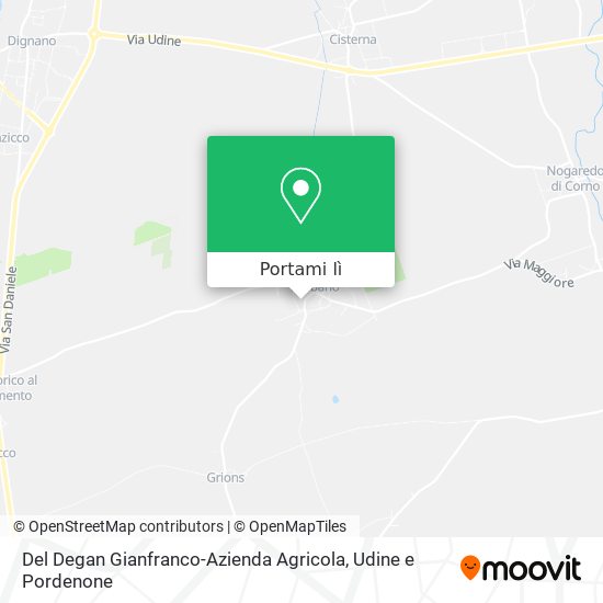 Mappa Del Degan Gianfranco-Azienda Agricola