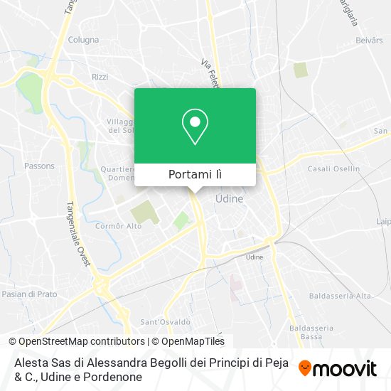 Mappa Alesta Sas di Alessandra Begolli dei Principi di Peja & C.