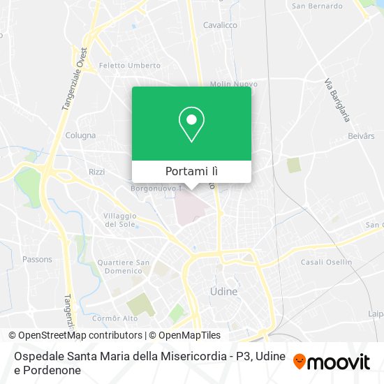 Mappa Ospedale Santa Maria della Misericordia - P3