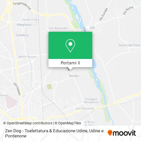 Mappa Zen Dog - Toelettatura & Educazione Udine