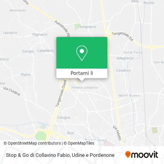 Mappa Stop & Go di Collavino Fabio