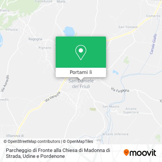 Mappa Parcheggio di Fronte alla Chiesa di Madonna di Strada