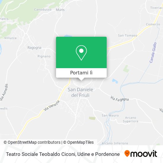Mappa Teatro Sociale Teobaldo Ciconi
