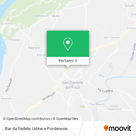 Mappa Bar da Fedele