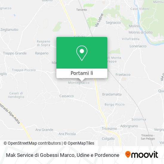 Mappa Mak Service di Gobessi Marco