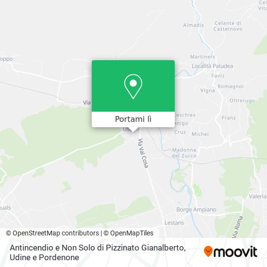 Mappa Antincendio e Non Solo di Pizzinato Gianalberto