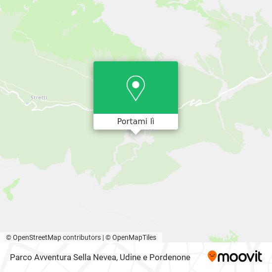 Mappa Parco Avventura Sella Nevea