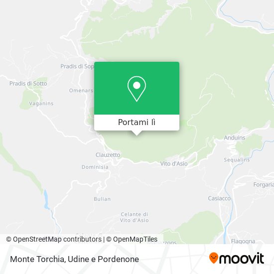 Mappa Monte Torchia