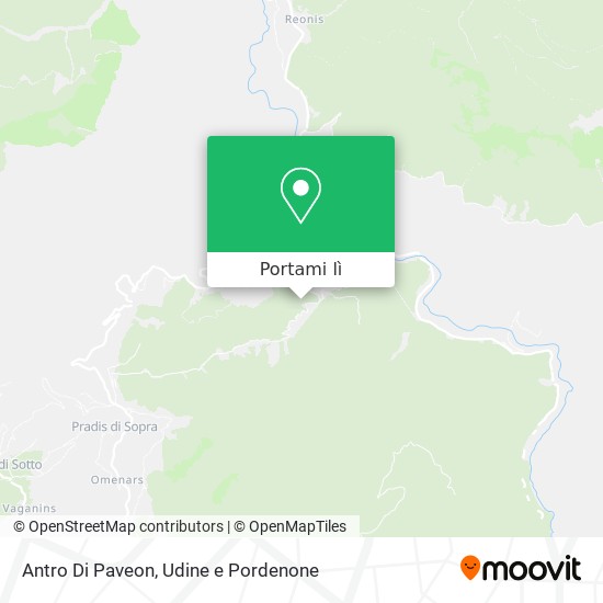 Mappa Antro Di Paveon