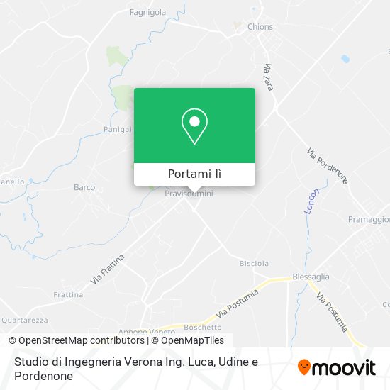 Mappa Studio di Ingegneria Verona Ing. Luca