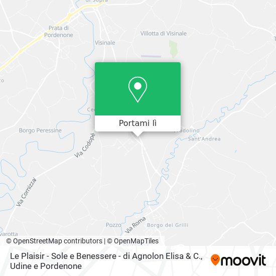 Mappa Le Plaisir - Sole e Benessere - di Agnolon Elisa & C.
