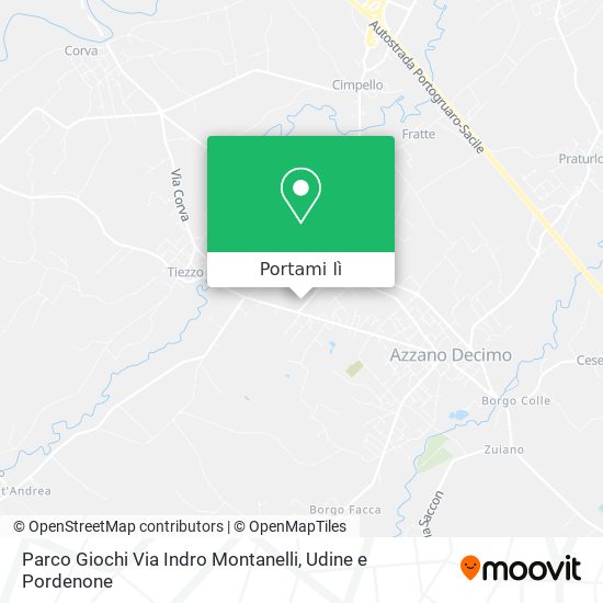 Mappa Parco Giochi Via Indro Montanelli