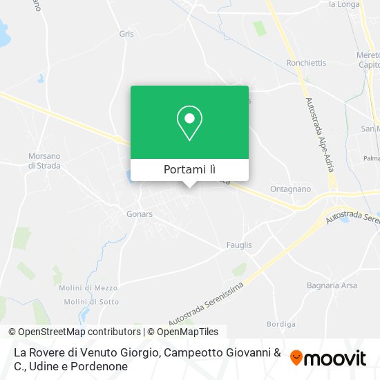 Mappa La Rovere di Venuto Giorgio, Campeotto Giovanni & C.
