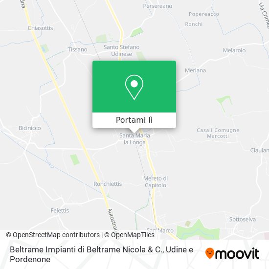 Mappa Beltrame Impianti di Beltrame Nicola & C.