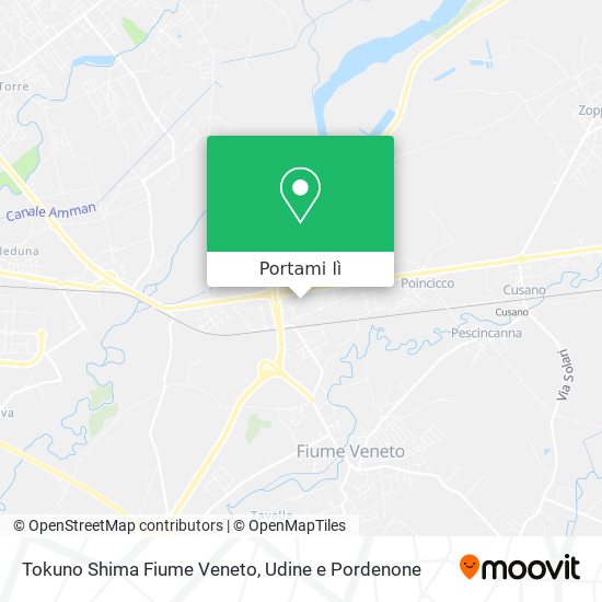 Mappa Tokuno Shima Fiume Veneto