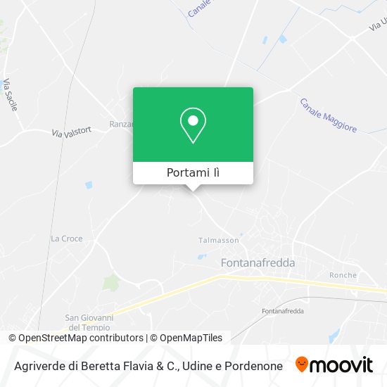 Mappa Agriverde di Beretta Flavia & C.