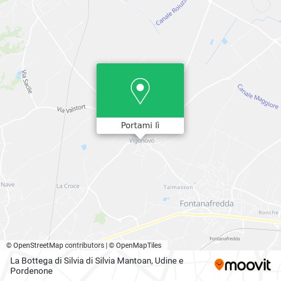 Mappa La Bottega di Silvia di Silvia Mantoan
