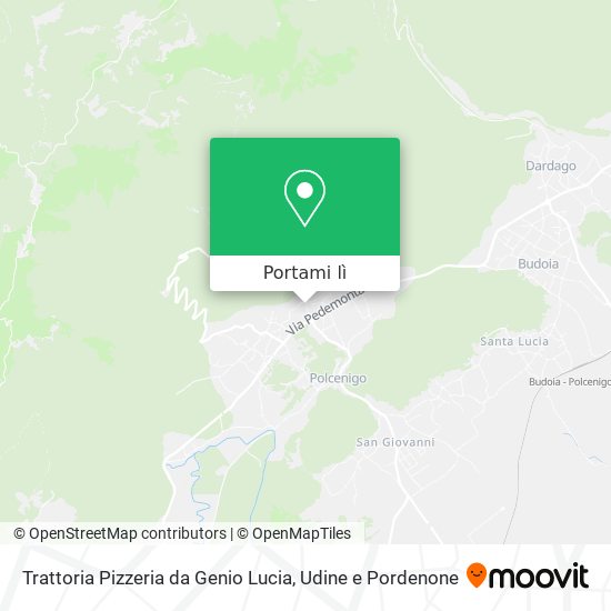 Mappa Trattoria Pizzeria da Genio Lucia