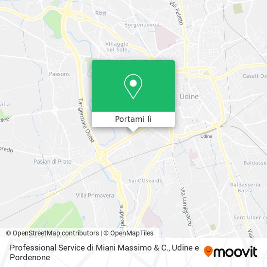 Mappa Professional Service di Miani Massimo & C.