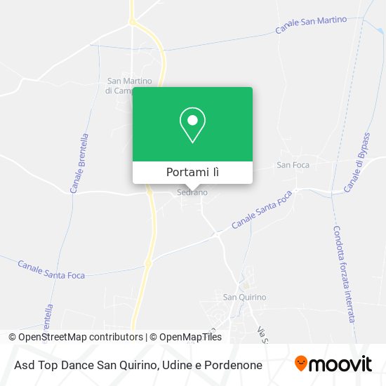 Mappa Asd Top Dance San Quirino