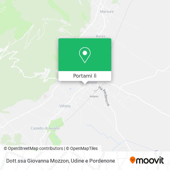 Mappa Dott.ssa Giovanna Mozzon