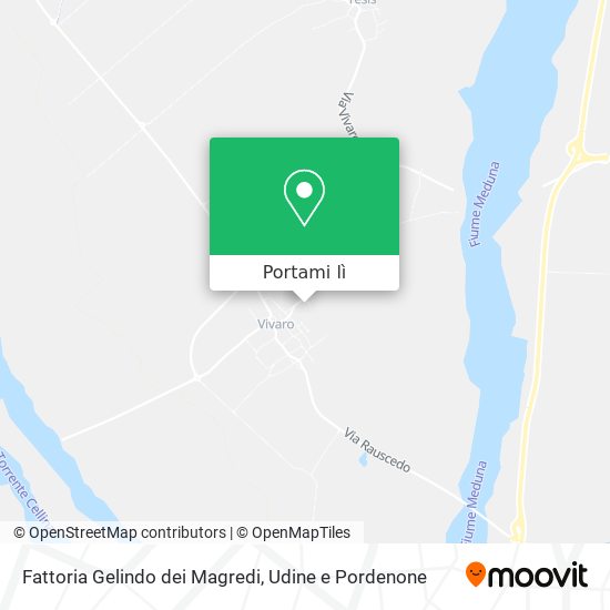 Mappa Fattoria Gelindo dei Magredi