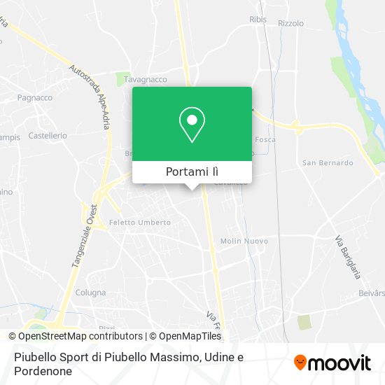 Mappa Piubello Sport di Piubello Massimo
