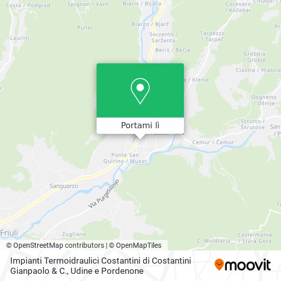 Mappa Impianti Termoidraulici Costantini di Costantini Gianpaolo & C.