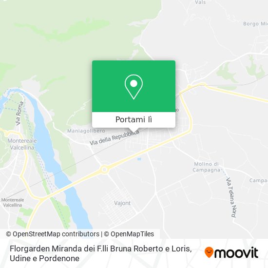 Mappa Florgarden Miranda dei F.lli Bruna Roberto e Loris