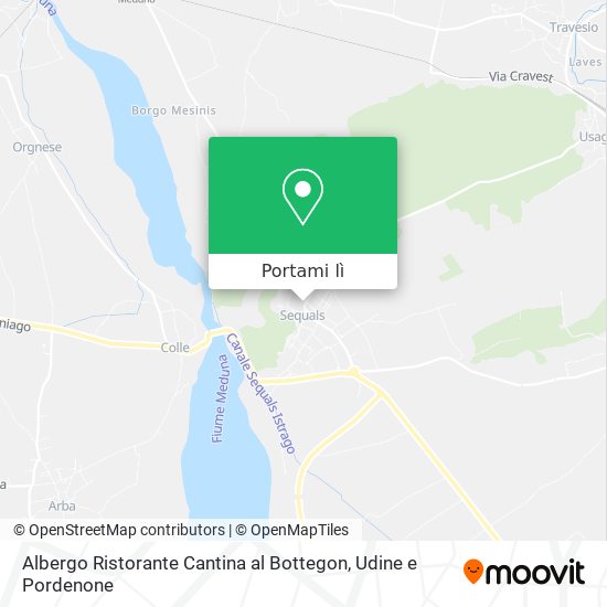 Mappa Albergo Ristorante Cantina al Bottegon