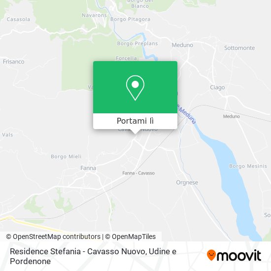Mappa Residence Stefania - Cavasso Nuovo