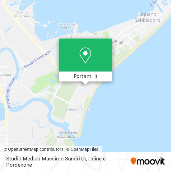 Mappa Studio Medico Massimo Sandri Dr