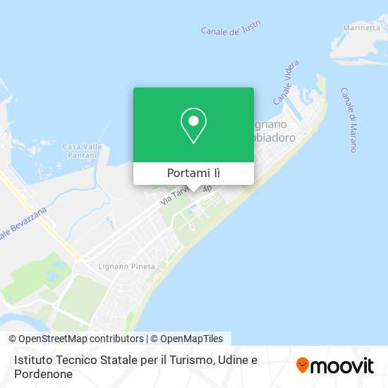 Mappa Istituto Tecnico Statale per il Turismo