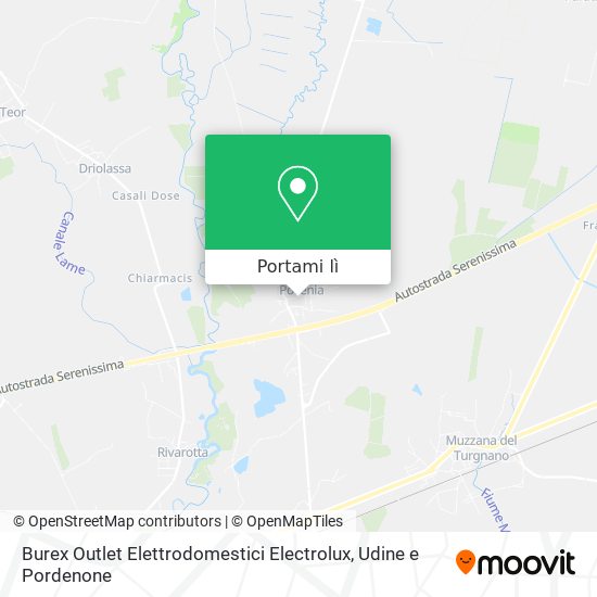Mappa Burex Outlet Elettrodomestici Electrolux