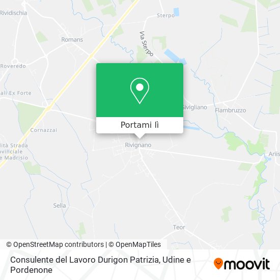 Mappa Consulente del Lavoro Durigon Patrizia