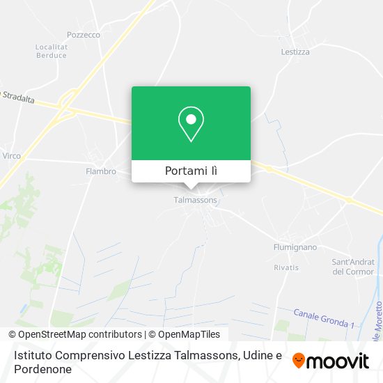 Mappa Istituto Comprensivo Lestizza Talmassons