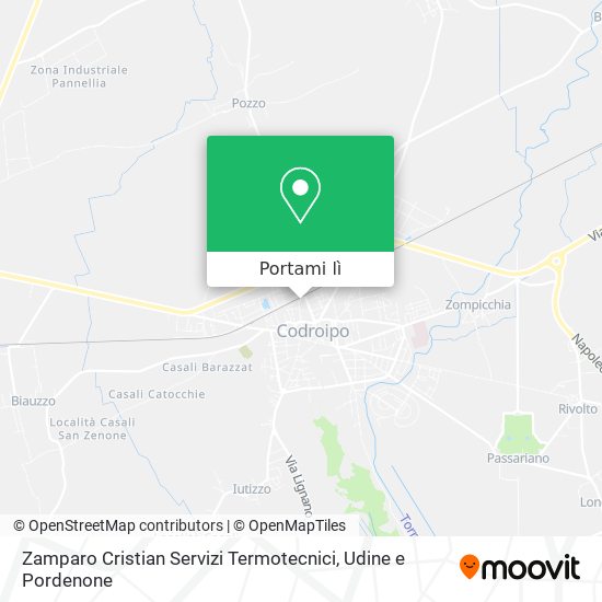 Mappa Zamparo Cristian Servizi Termotecnici