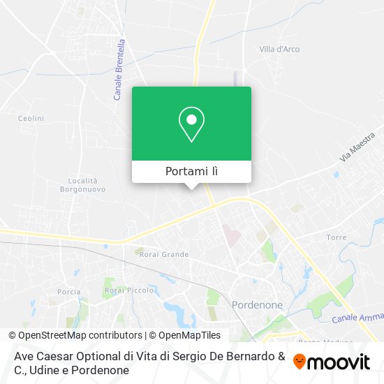 Mappa Ave Caesar Optional di Vita di Sergio De Bernardo & C.