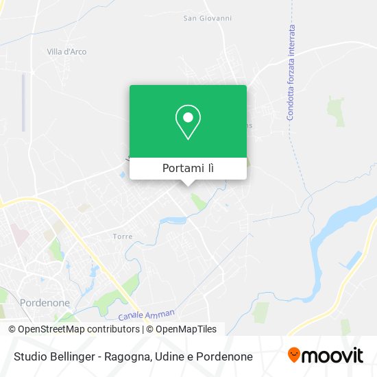 Mappa Studio Bellinger - Ragogna