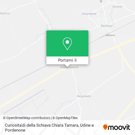 Mappa Curiosita'di della Schiava Chiara Tamara