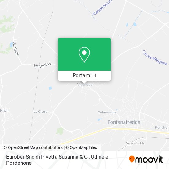 Mappa Eurobar Snc di Pivetta Susanna & C.