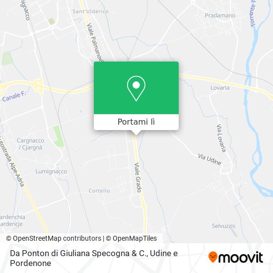 Mappa Da Ponton di Giuliana Specogna & C.
