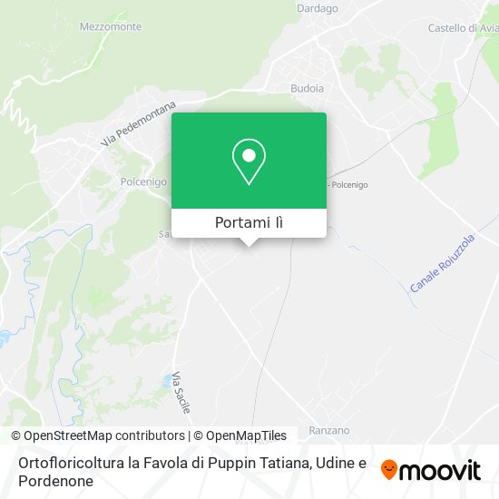 Mappa Ortofloricoltura la Favola di Puppin Tatiana